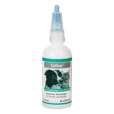 EPIBAC köpekler/kediler için alkalin kulak temizleyici solüsyon, 100 ml