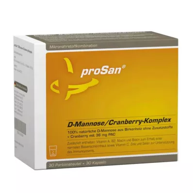 PROSAN D-Mannose/Cranberry Complex Combi Pack, 2X30 adet PROSAN D-Mannose/Cranberry Complex Combi Pack, 2X30 adet