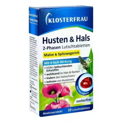 KLOSTERFRAU Öksürük &amp; Boğaz pastilleri, 20 adet