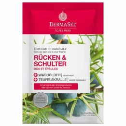 DERMASEL Ölü Deniz banyo tuzları sırt &amp; Omuz, 80 g