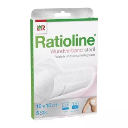 RATIOLINE Yara sargısı 15x10 cm steril, 5 adet