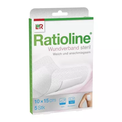 RATIOLINE Yara sargısı 15x10 cm steril, 5 adet RATIOLINE Yara sargısı 15x10 cm steril, 5 adet
