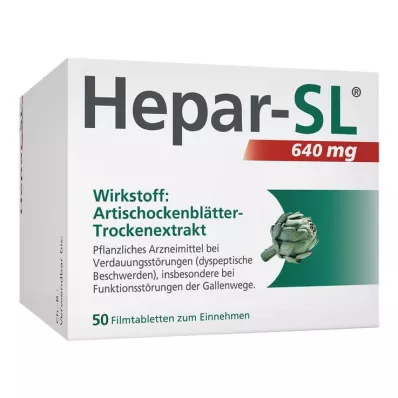 HEPAR-SL 640 mg film kaplı tablet, 50 adet