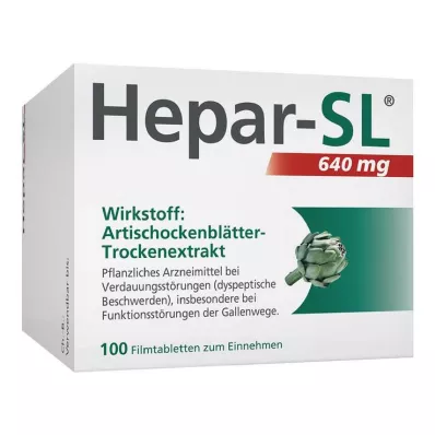 HEPAR-SL 640 mg film kaplı tablet, 100 adet HEPAR-SL 640 mg film kaplı tablet, 100 adet
