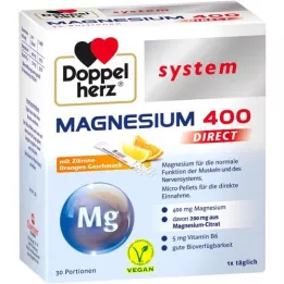 DOPPELHERZ Magnezyum 400 DIRECT sistem Peletleri, 30 adet