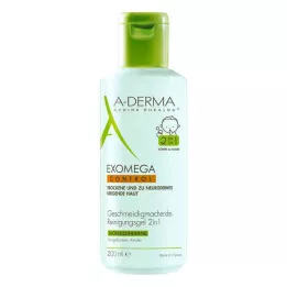 A-DERMA EXOMEGA CONTROL Temizleme jeli 2in1, 200 ml