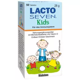 LACTO SEVEN Çocuk Çilek-Ahududu Aromalı Tabletler, 50 adet