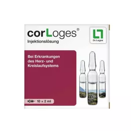 CORLOGES Enjeksiyonluk ampuller için çözelti, 10X2 ml
