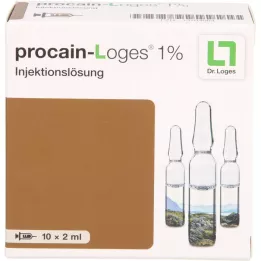 PROCAIN-Loges %1 enjeksiyonluk çözelti ampulleri, 10X2 ml