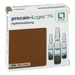 PROCAIN-Loges %1 enjeksiyonluk çözelti ampulleri, 10X2 ml