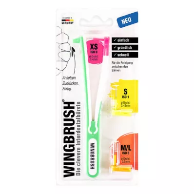 WINGBRUSH 3 fırçalı başlangıç seti tutucusu, 1 adet