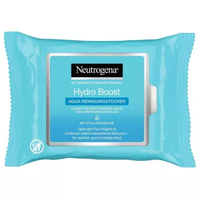 NEUTROGENA Hydro Boost Aqua temizleme mendilleri, 25 adet