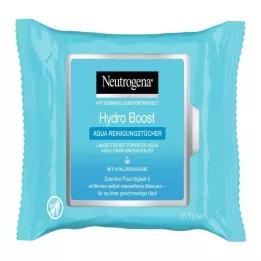 NEUTROGENA Hydro Boost Aqua temizleme mendilleri, 25 adet