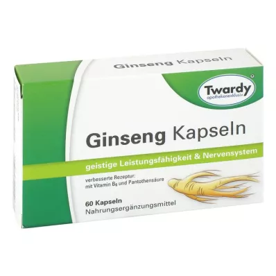Ginseng kapsülleri, 60 adet Ginseng kapsülleri, 60 adet