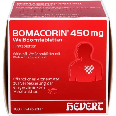 BOMACORIN 450 mg alıç tablet, 100 adet