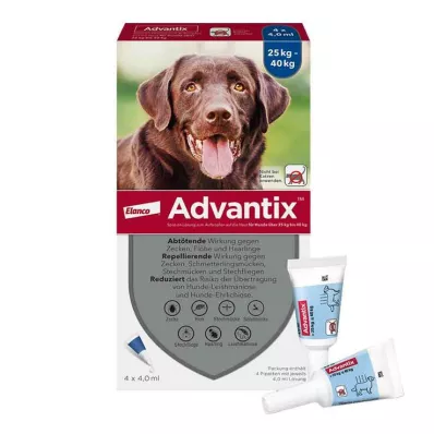 Advantix Spot-on solüsyon köpeği 25 - 40 kg, 4X4,0 ml Advantix Spot-on solüsyon köpeği 25 - 40 kg, 4X4,0 ml