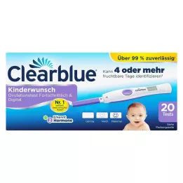 CLEARBLUE Gelişmiş yumurtlama testi & dijital, 20 adet