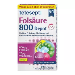 TETESEPT Folik asit 800 Depo Tablet, 60 Kapsül