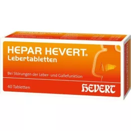 HEPAR HEVERT Karaciğer tabletleri, 40 adet