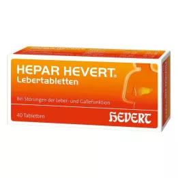 HEPAR HEVERT Karaciğer tabletleri, 40 adet