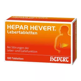 HEPAR HEVERT Karaciğer tabletleri, 100 adet