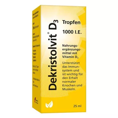 DEKRISTOLVIT D3 1.000 I.U. damla, 25 ml