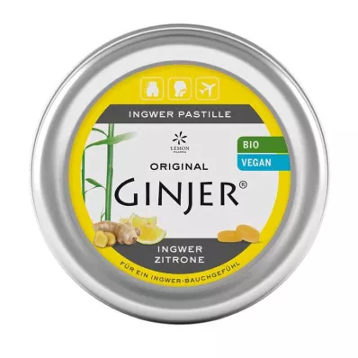 INGWER GINJER Organik limon pastilleri, 40 g