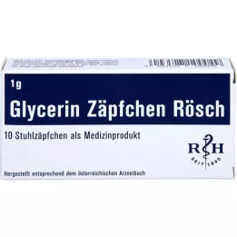 GLYCERIN ZÄPFCHEN Rösch 1 g kabızlığa karşı, 10 adet