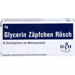 GLYCERIN ZÄPFCHEN Rösch 2 g kabızlığa karşı, 10 adet