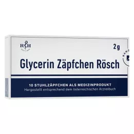 GLYCERIN ZÄPFCHEN Rösch 2 g kabızlığa karşı, 10 adet