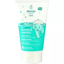 WELEDA Kids 2in1 Shower &amp; Taze naneli şampuan, 150 ml