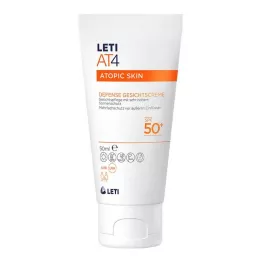 LETI AT4 Defence Yüz Kremi SPF 50+, 50 ml