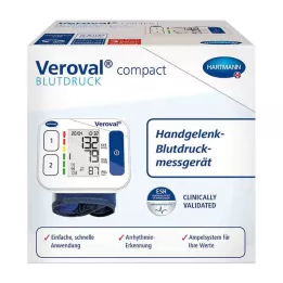 VEROVAL kompakt bilekten kan basıncı monitörü, 1 adet