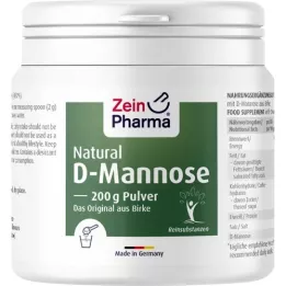 NATURAL Huş ağacından elde edilen D-Mannoz ZeinPharma tozu, 200 g