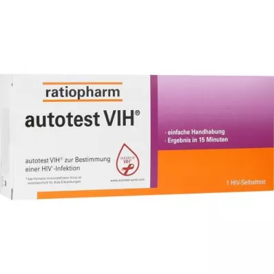 AUTOTEST VIH HIV-Kendi kendine test ratiopharm, 1 adet