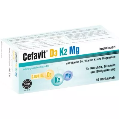 CEFAVIT D3 K2 Mg 2.000 I.U. sert kapsül, 60 adet
