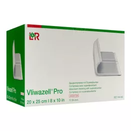 VLIWAZELL Pro superabsorb.compress.sterile 20x25 cm, 10 adet