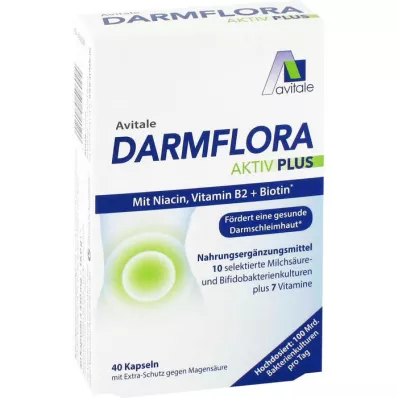 DARMFLORA Active Plus 100 milyar bakteri + 7 vitamin, 40 adet