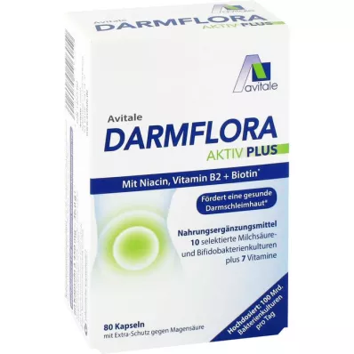 DARMFLORA Active Plus 100 milyar bakteri + 7 vitamin, 80 adet