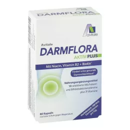 DARMFLORA Active Plus 100 milyar bakteri + 7 vitamin, 80 adet