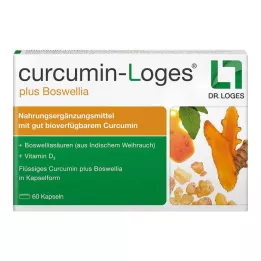CURCUMIN-LOGES artı Boswellia kapsülleri, 60 Kapsül