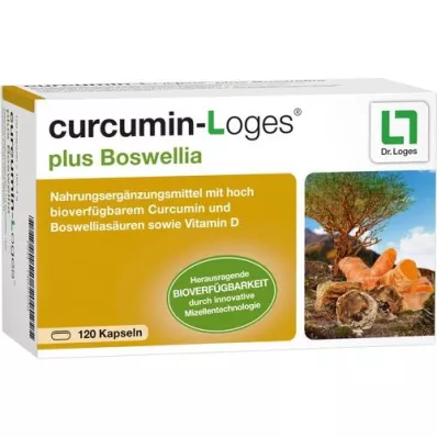 CURCUMIN-LOGES artı Boswellia kapsülleri, 120 Kapsül