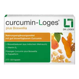 CURCUMIN-LOGES artı Boswellia kapsülleri, 120 Kapsül