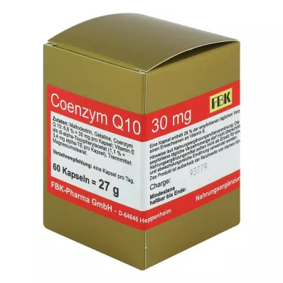 COENZYM Q10 30 mg kapsül, 60 adet