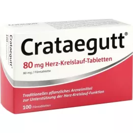 CRATAEGUTT 80 mg kardiyovasküler tablet, 100 adet