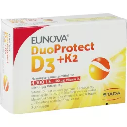 EUNOVA DuoProtect D3+K2 4000 I.U./80 μg kapsül, 30 adet