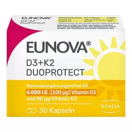 EUNOVA DuoProtect D3+K2 4000 I.U./80 μg kapsül, 30 adet