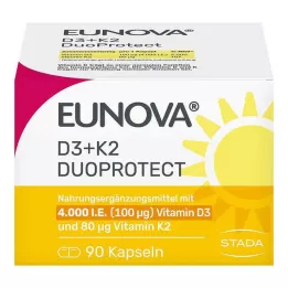 EUNOVA DuoProtect D3+K2 4000 I.U./80 μg kapsül, 90 adet