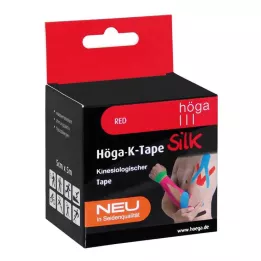 HÖGA-K-TAPE İpek 5 cmx5 m l.fr.kırmızı kinesiol.bant, 1 adet