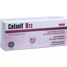 CEFAVIT B12 çiğneme tabletleri, 100 adet